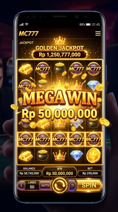 Cuplikan layar menu unduhan mc777 untuk perangkat Android